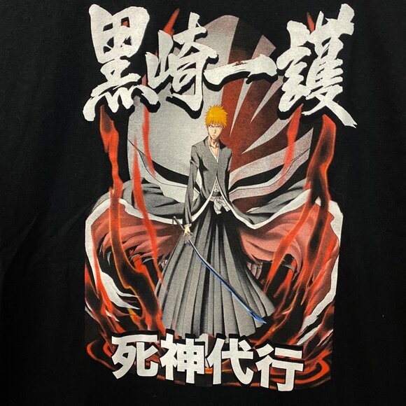 Bleach Ichigo Kurosaki Shinigami Daikou- Substitute Soul Reaper Anime T-Shirt Sm - Picture 2 of 4